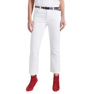 Current Elliott The Kick Jean White Denim